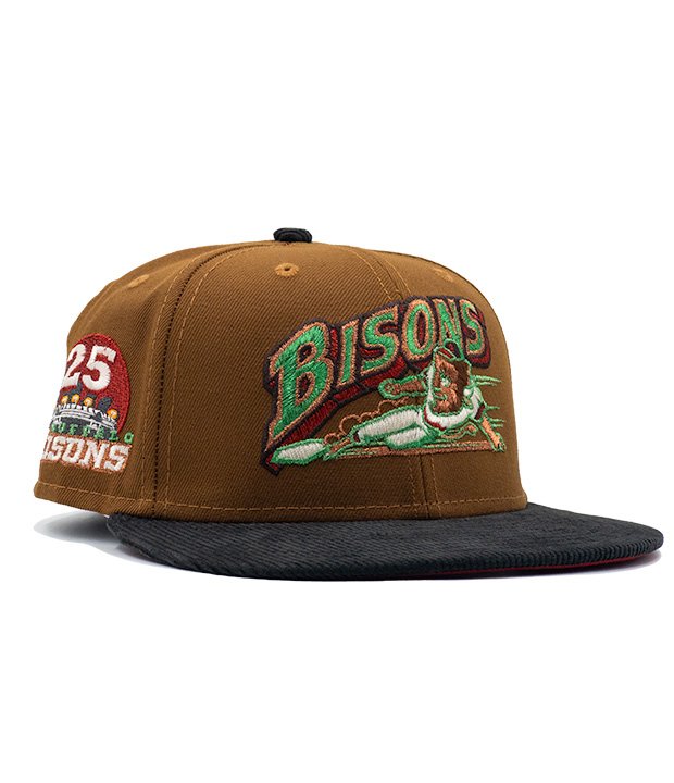 1BUFFALO BISONS 59FIFTY ITALIAN WAFFLES PRIME EDITION