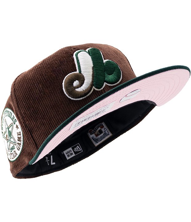 MONTREAL EXPOS 59FIFTY PINK CORDUROY EDITION